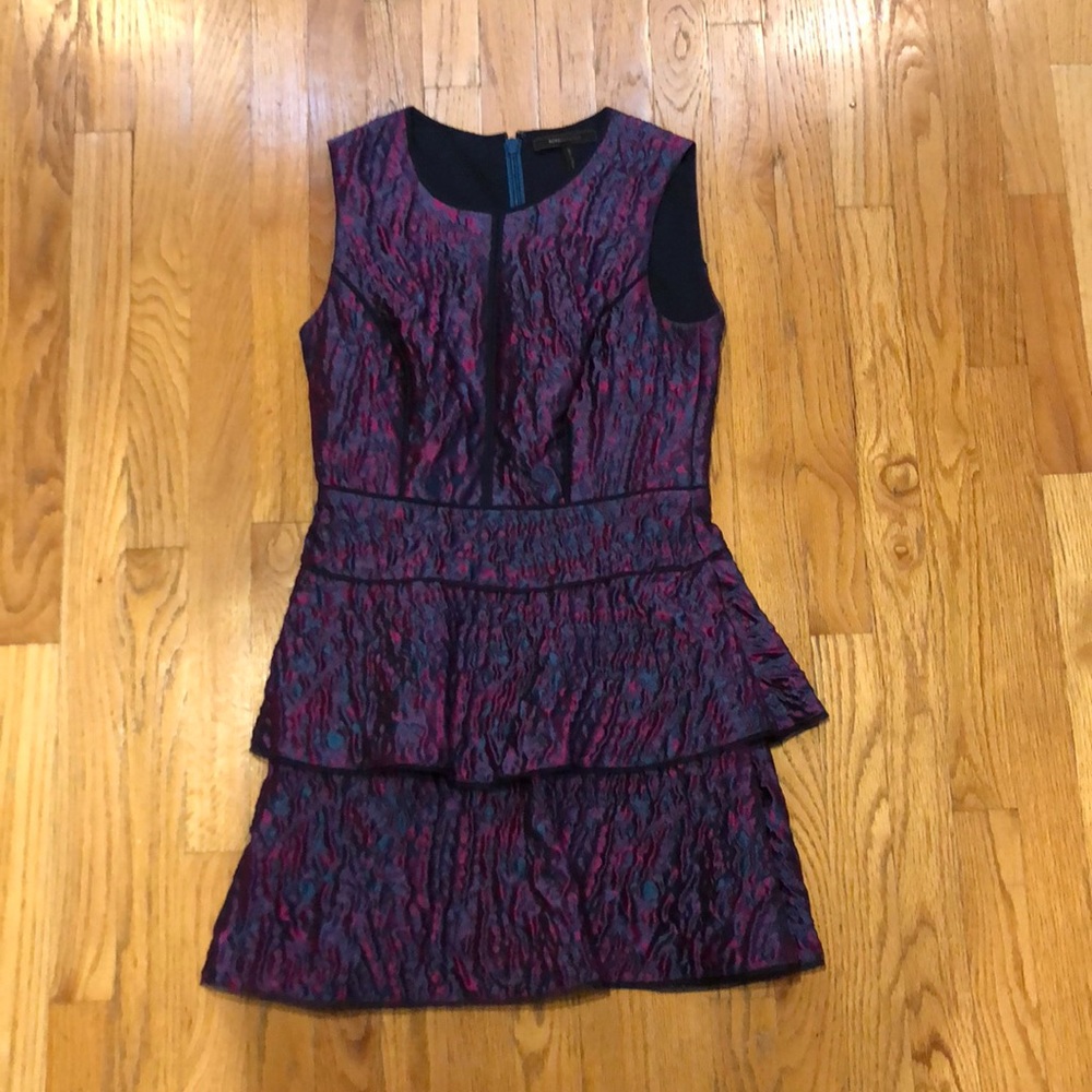BCBG peplum cocktail dress
